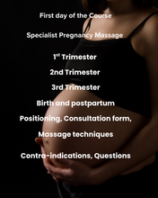 Load image into Gallery viewer, Specialist Pregnancy Training and Breast Recovery Massage 2 days courses CPD CTHA Certified - 23rd and 24th of March - Certificate delivered at the end of the course
